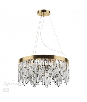 4986/6 HALL ODL22 449 золотой/хрусталь Люстра E14 6*40W DAKISA-foto5