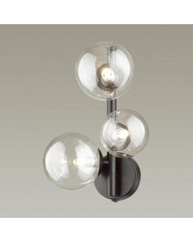 4818/3W MODERN ODL21 395 черный/прозрачный Бра с выкл. G9 3*40W TOVI-foto4