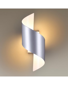 3800/5WL HIGHTECH ODL19 182 серебр/металл Настен.светильник LED 5W 400Лм 3000К 150*150 BOCCOLO-foto3