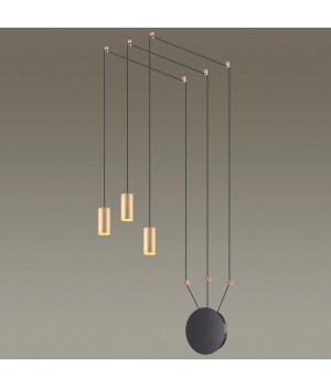 3898/3 L-VISION ODL20 225 черный/золот./металл Накладн св-к GU10 50W*3 (повод 7м, 10 крепл) LUCAS-foto4