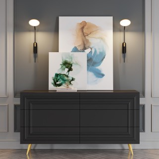 4297/7WL HIGHTECH ODL22 173 черный с ант. бронзой/металл Настенный светильник IP20 LED 7W 731Лм 3000K REDMOND-foto3