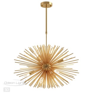 4662/12 MODERN ODL20 349 золотой Люстра E14 12*40W 220V KAVALLE-foto5