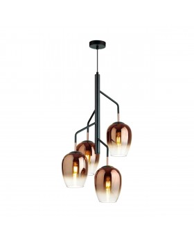 4760/4 MODERN ODL21 347 медный/черный Люстра E27 4*60W PALTA-foto4
