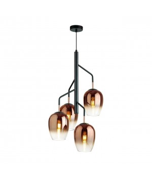 4760/4 MODERN ODL21 347 медный/черный Люстра E27 4*60W PALTA-foto4