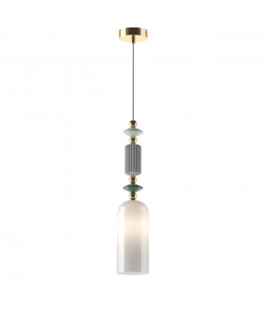 4861/1D CLASSIC ODL_EX22 75 золотой/раноцветн.керамика/стекло Подвес E14 1*40W 4861/1D CANDY-foto5