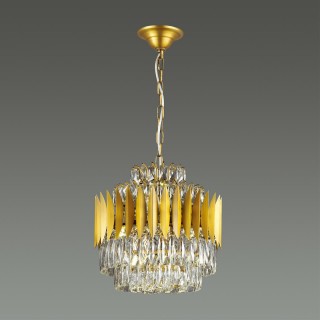 4123/12 HALL ODL19 435 золото/хрусталь Люстра E14 12*40W VALETTA-foto3