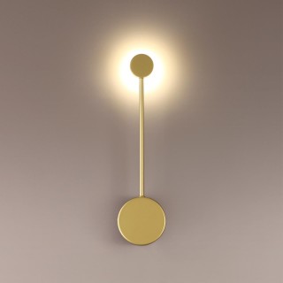 3900/5WG HIGHTECH ODL20 133 золотистый/металл Настенный светильник LED 4000K 5W 220V SATELLITE-foto4