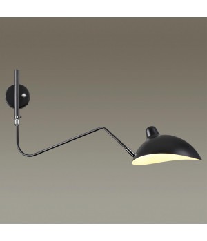 4831/1W WALLI ODL21 523 черный/хром Настенный светильник E27 1*40W KERBI-foto4