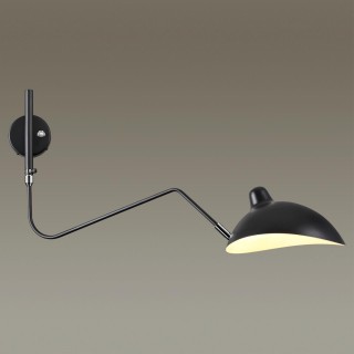 4831/1W WALLI ODL21 523 черный/хром Настенный светильник E27 1*40W KERBI-foto4