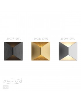 3907/10WL HIGHTECH ODL20 241 черный/металл Настенный светильник LED 3500K 10W 220V IP65 TIBRO-foto5