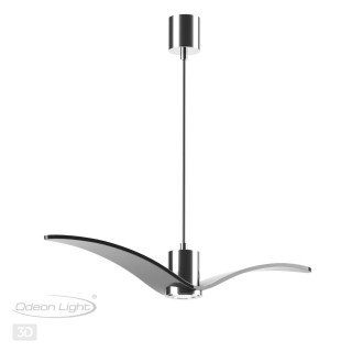 4901/1A PENDANT ODL22 289 чёрный/хром/стекло Подвес GU10 1*5W BIRDS-foto6