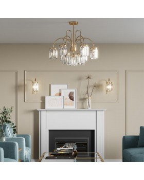 4987/5 CLASSIC ODL22 491 золотой/хрусталь Люстра E14 5*40W VASSA-foto3