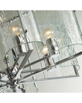 4888/7 MODERN ODL_EX22 93 хром/прозрачный/стекло Люстра E27 7*60W ELEGANTE-foto7