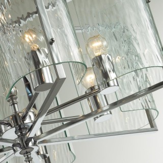 4888/7 MODERN ODL_EX22 93 хром/прозрачный/стекло Люстра E27 7*60W ELEGANTE-foto7
