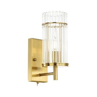 4809/1W MIDCENT ODL21 477 бронзовый/прозрачный Бра с выкл. E14 1*60W FORMIA-foto4