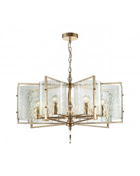 4878/7 MODERN ODL_EX22 93 золотой/прозрачный/стекло Люстра E27 7*60W ELEGANTE-foto6