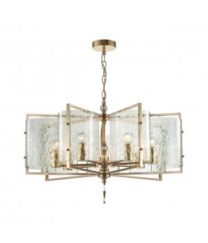 4878/7 MODERN ODL_EX22 93 золотой/прозрачный/стекло Люстра E27 7*60W ELEGANTE-foto6