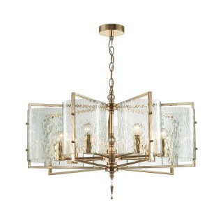 4878/7 MODERN ODL_EX22 93 золотой/прозрачный/стекло Люстра E27 7*60W ELEGANTE-foto6