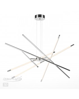 4323/84L HIGHTECH ODL22 125 металл/хром полированный Подвесной светильник IP20 LED 76W 3588Лм 3000K FUERTE-foto5