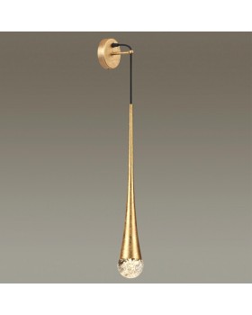 4278/1W L-VISION ODL21 157 прозрачн/золот фольг-ние Настенный светильник IP20 GU10 LED max 6W GOTA-foto4