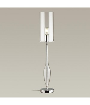 4851/1T STANDING ODL_EX21 19 прозрачный/хром/стекло Высокая Лампа выкл. на базе E27 1*60W TOWER-foto4