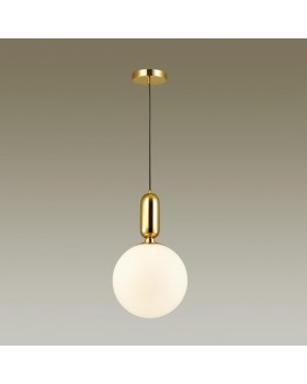 4672/1 PENDANT ODL20 309 золотой/белый Подвес E27 1*40W (тип лампы СВЕЧА ) 220V OKIA-foto4