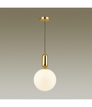 4672/1 PENDANT ODL20 309 золотой/белый Подвес E27 1*40W (тип лампы СВЕЧА ) 220V OKIA-foto4