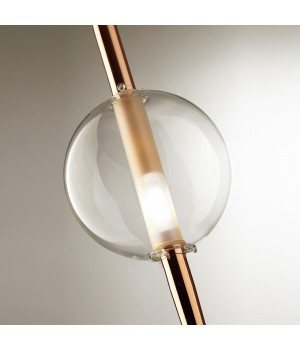 4685/2 PENDANT ODL20 295 медный/прозрачный Подвес G9 2*5W 220V LAZIA-foto7