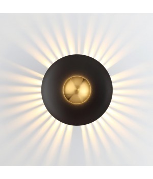4223/13WL MIDCENT ODL21 179 черн/золот/металл Настенный светильник IP20 LED 13W 1520Лм 3000K ADAMAS-foto7