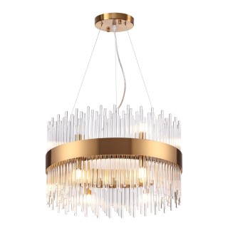 4722/12 HALL ODL20 475 бронзовый/стекло/прозрачный Люстра G9 12*33W 220V FOCCO-foto6