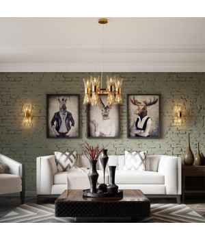 4839/12 HALL ODL21 463 золото/металл/стекло Люстра E14 12*40W ORTA-foto3