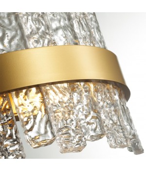 4938/1W HALL ODL22 437 матов.золотой/прозрачный/стекло/ Бра E14 1*40W MERKALE-foto5