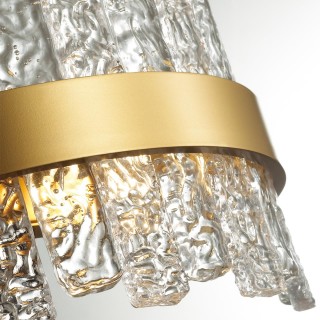 4938/1W HALL ODL22 437 матов.золотой/прозрачный/стекло/ Бра E14 1*40W MERKALE-foto5