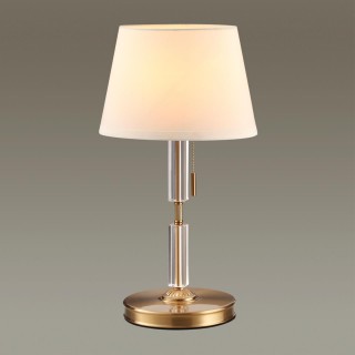 4894/1T MODERN ODL_EX22 91 бронзовый/белый/абажур ткань Настольная лампа E27 1*60W LONDON-foto4