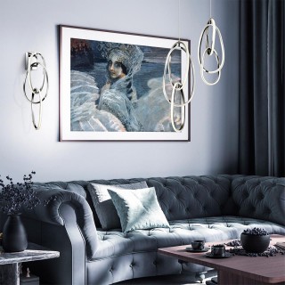 4891/23WL L-VISION ODL_EX22 95 хром/акрил Настенный светильник LED 23W 4000K SPACE-foto3