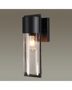 4962/1W NATURE ODL22 577 черный/стекло Ландшафтный настенный светильник E27 1*60W IP44 CAPI-foto3
