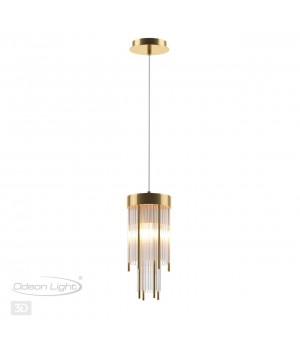 4788/1 HALL ODL21 455 золото/металл/стекло Подвес E14 1*40W YORK-foto5