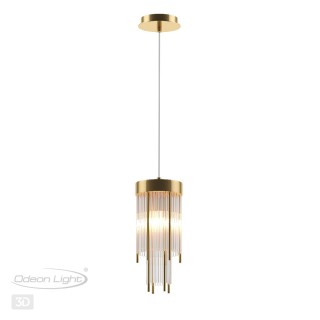 4788/1 HALL ODL21 455 золото/металл/стекло Подвес E14 1*40W YORK-foto5