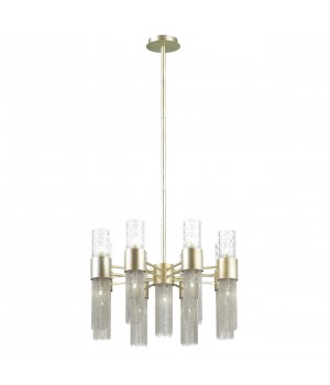 4631/17 HALL ODL20 471 серебристый/стекло/металл.цепочки Люстра G9 17*5W 220V PERLA-foto5