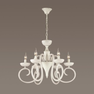 3932/6 HALL ODL18 439 хром/белый Люстра IP20 E14 6*40W 220V ZEFIRO-foto3