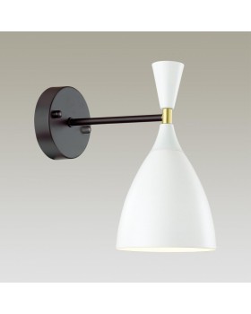 4494/1W MODERNI LN20 107 белый, черный, золотой Бра E14 60W 220V OLIVER-foto3