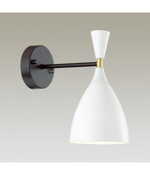 4494/1W MODERNI LN20 107 белый, черный, золотой Бра E14 60W 220V OLIVER-foto3