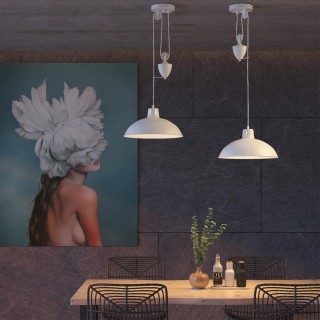 4441/1 SUSPENTIONI LN20 220 белый Подвес E27 1*60W 220V RUTH-foto3