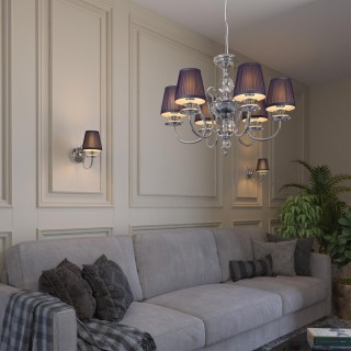 4191/1W CLASSIC ODL19 459 хром/хрусталь/синий Бра Е14 1*40W MIRELLA-foto3