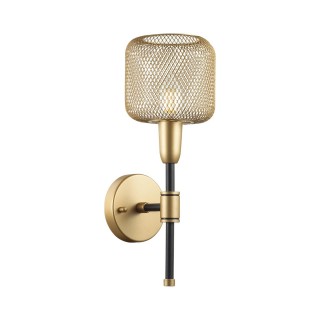 4975/1W LOFT ODL22 475 черный/мат.золотой/металл.сетка Бра E14 1*40W LECOLA-foto4