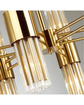 4786/2 HALL ODL21 457 золото/металл/стекло Подвес E14 2*40W VIKETA-foto6