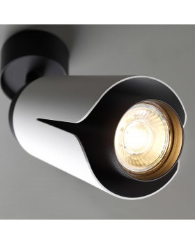 370829 OVER NT22 165 белый Светильник накладной IP20 GU10 9W 220V TULIP-foto6