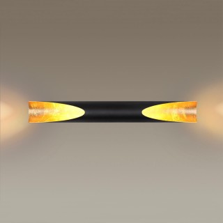 3816/16WL HIGHTECH ODL19 189 черный с золотом/металл Настен.светильник LED 12W 3000К 80х60 WHITNEY-foto10