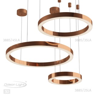 3885/25LA L-VISION ODL20 112 полированное золото/металл Подвесной светильник LED 4000K 32W 1300Лм 220V (2 вида крепления) BRIZZI-foto9