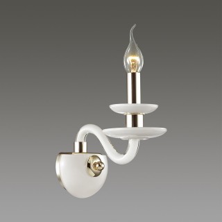 4187/1W HALL ODL19 377 золото/белый Бра Е14 1*40W CAPRI-foto3